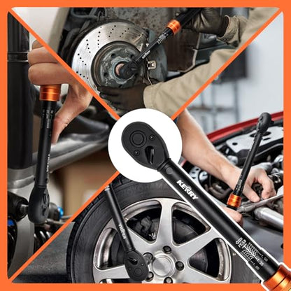 Kerry Click Torque Wrench Set, 1/4", 3/8" and 1/2" Drive, 3-Piece - size: 3pcs 1.67-20 FT.LB, 5-45 FT.LB, 20-160 FT.LB, style: 3pack