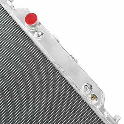 Aluminum Radiator For 2003-07 Ford F250 F350 F450 6.0L Super Duty Upgraded - size: 2-Row Radiator w/CNC Cap