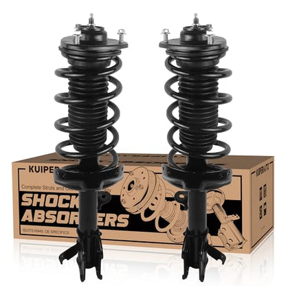 KUIPERAUTO 172542 172541 Pair Front Struts Assembly Shocks Compatible for 2008 2009 2010 Honda Odyssey 3.5L Coil Spring Shock Absorber - size: 2x Front Struts, style: 2008-2010