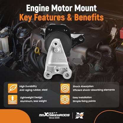 maXpeedingrods Engine Motor Mounts Transmission Mount Kit for Honda Civic L4 1.8L 2006-2011 Replace OE A4530 A454 A4547 A4548 - size: for Honda Civic L4 1.8L 2006-2011