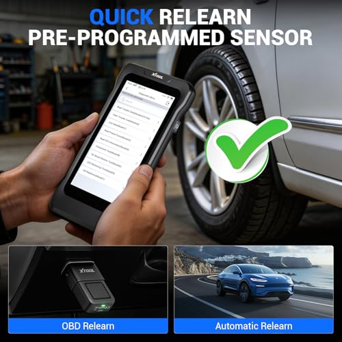XTOOL TP380 TPMS Programming Tool & OBD2 Scanner, Diagnostic Scan Tool