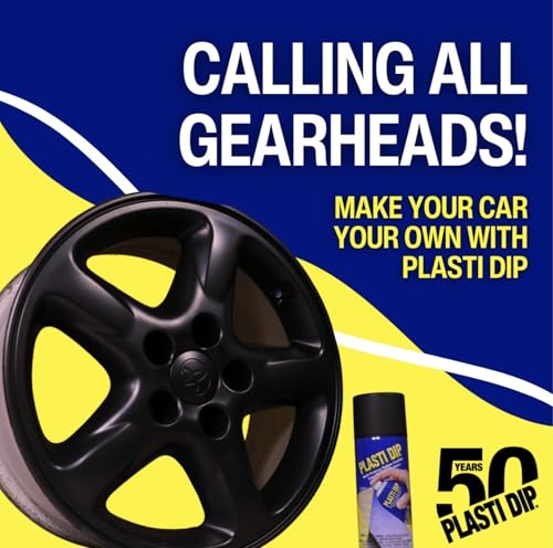 2 Pack Plasti Dip Mulit-Purpose Rubber Coating Spray Black 11oz