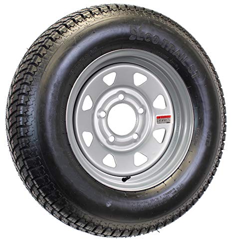 eCustomrim 2-Pack Trailer Tire Rim Assembly ST215/75D14 14 Inch LRC 5 Lug