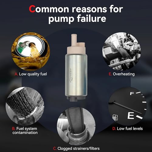 Fuel Pump with Pressure Regulator and Strainer for Yamaha Outboard F115 HP EFI MODELS 2000-2023 68V-13907-00-00 68V-13907-02-00