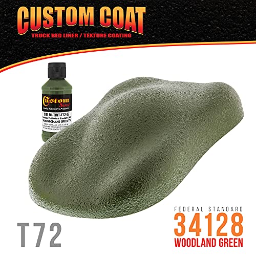Custom Coat 3 Ounce, Woodland Green, Bedliner Tint Concentrate - color: Woodland Green, size: 3-Ounce (Pack of 1)