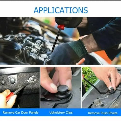Car Plastic Rivet Clips Kit, 100Pcs, 6 Sizes