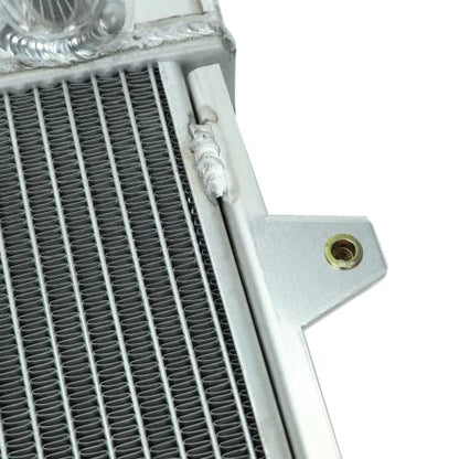 Aluminum 3Row Core Racing Radiator with Cap Fit Manual Transmission Compatible with 1984-1995 Pickup Base 4Runner SR5 L4 2.4L - size: Core Size:19.21" x 15.75" x 1.73"