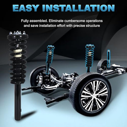 172123 Front Struts Assembly Compatible with 2003-2007 Honda Accord - size: 172123L 172123R