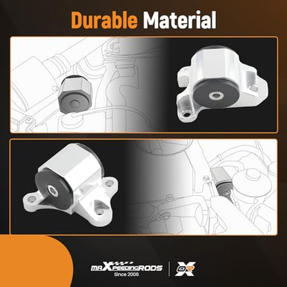 maXpeedingrods 4PCS Engine Trans Mount Kit for Honda Civic EK B Series - style: for Honda Civic EK 1996-2000