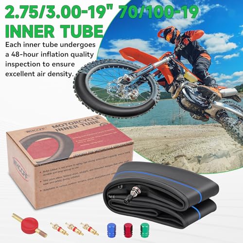 2.75/3.00-19 Motorcycle Heavy Duty Tire Inner Tube 70/100-19 Inner Tire - size: 2.75/3.00-19" 1pc
