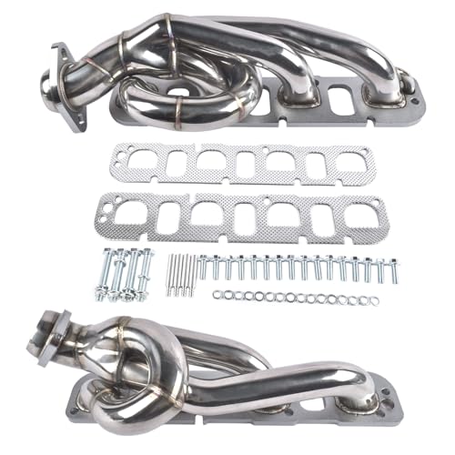 Exhaust Shorty Headers Manifold Replacement for Ram V8 5.7L 345