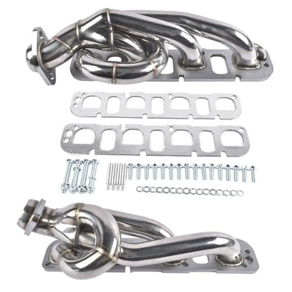 Exhaust Shorty Headers Manifold Replacement for Ram V8 5.7L 345