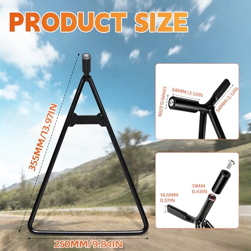 JFG RACING Dirt Bike Triangle Stand,Universal Motorcycle Kickstand,1 Pcs - size: 00-0