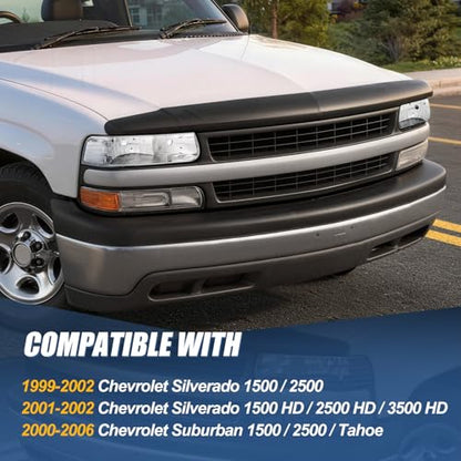 Auto Dynasty Headlights for 1999-2006 Chevy Silverado Suburban Tahoe 1500 - color: Chrome