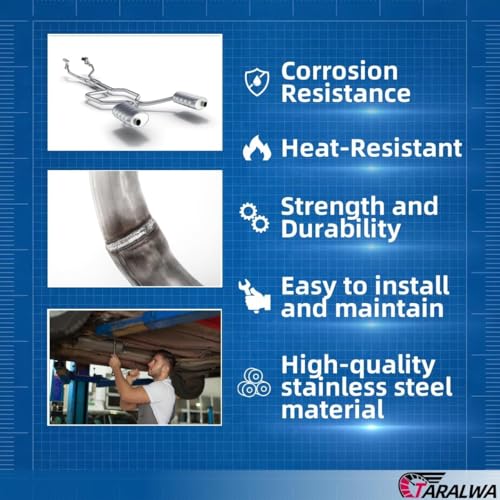 Exhaust Muffler For 2012-2015 Honda Civic 1.8L/1.5L(Hybrid),HC09 - size: 2012-2015 Honda Civic 1.8L,1.5L