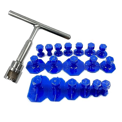 Kiro&Seeu Car Dent Remover,Car Body Paintless Dent Repair Tool Set,Auto Dent Puller with Hail Dent Removal Kit for Most of Car Dents