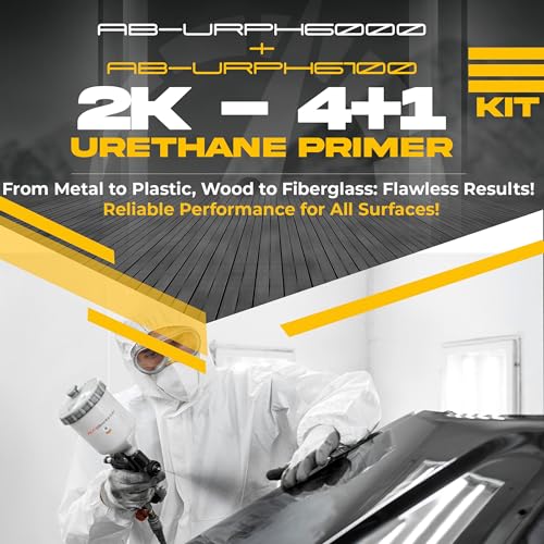 AB-URPH6100 2K 4:1 Urethane Primer Medium Hardener – Balanced Drying, High Adhesion, Durable Auto Body & Industrial Coating Catalyst – 1 Quart (32 Fl Oz) - color: Medium Hardener