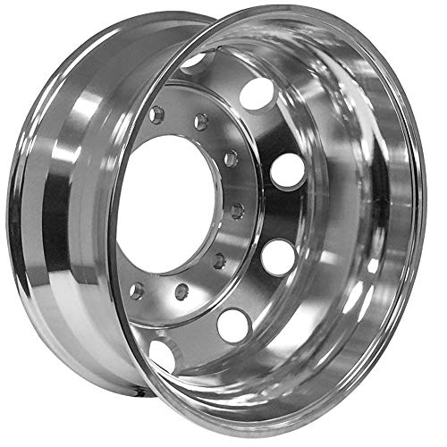 UNIRACING 16" x 5.5" for Sprinter 3500 Van Wheels 6x205mm Forged Aluminum Rims Mirro Polished - 2 Pack - color: Metallic Silver; 2 Pcs, size: 16"x5.5"; Bothside Polished