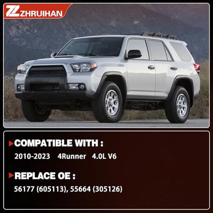Stainless Steel Exhaust Muffler Pipe System Replacement Kit Compatible with - size: 2010-2023 4Runner 4.0L V6