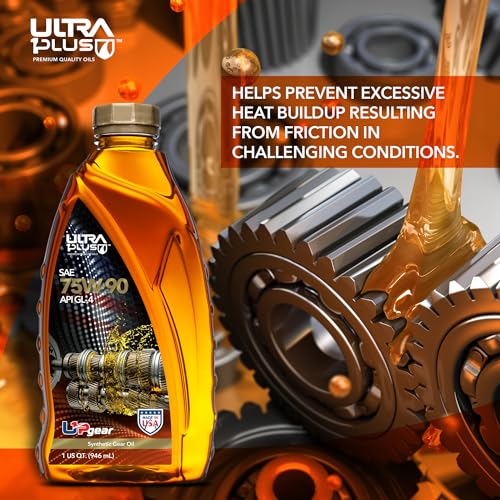 SAE 75W-90 Full Synthetic Gear Oil API GL-4 1 Quart - size: 1 Quart