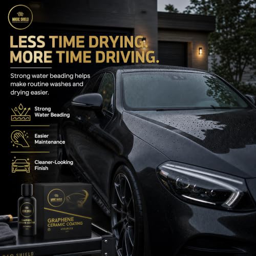 Magic Shield Graphene Ceramic Coating for Cars, 5-Year, 50 mL