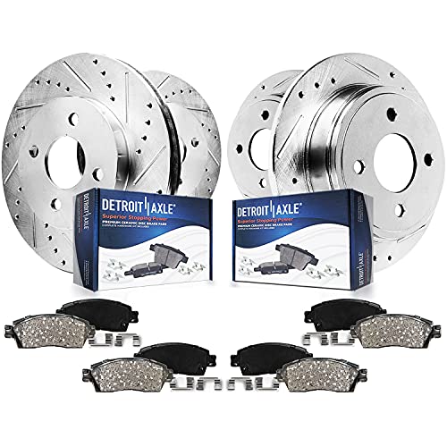 Detroit Axle - 2.3L Brake Kit for 1998-2002 Honda Accord 1998-1999 Acura CL - size: 8PR1700009/kit