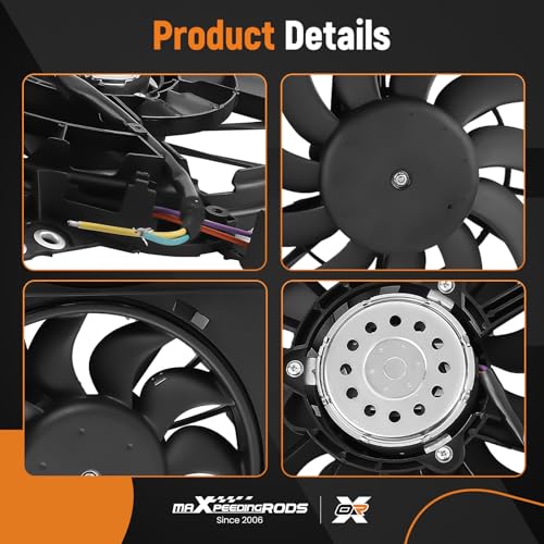 maXpeedingrods Radiator Cooling Fan for Audi A6 2006-2011, 4F0121207A - size: 4F0121207A