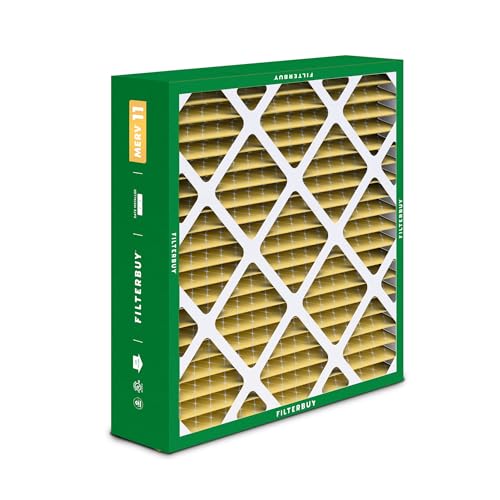 Filterbuy 17.5x21x5 Air Filter MERV 11 Pet & Allergy Defense (2-Pack) - size: 17.5x21x5