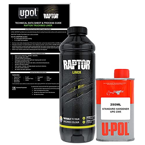 Custom Shop Raptor Tintable Urethane Spray-On Truck Bed Liner, 1 Quart Kit