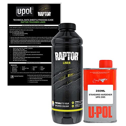 Custom Shop Raptor Tintable Urethane Spray-On Truck Bed Liner, 1 Quart Kit