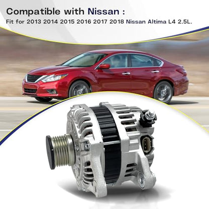 12V 110A Alternator Compatible With 2013-2018 Nissan Altima 2.5L L4 - size: 2013-2018 Nissan Altima