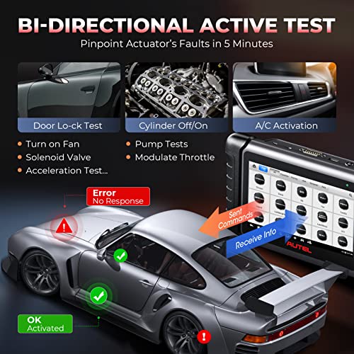 Autel Scanner MaxiCOM MK808S: All Systems Bidirectional OBD2 Scan Tool