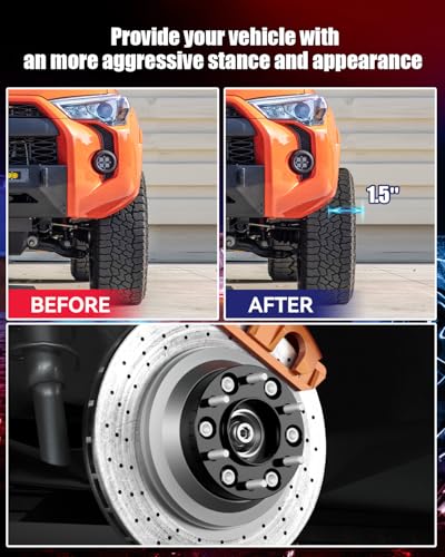 1.5‘’ 6x5.5 Hubcentric Wheel Spacers for 2024-2026 Tacoma,2025 2026 4Runner - size: 1.5 Inch(2024 Tacoma)