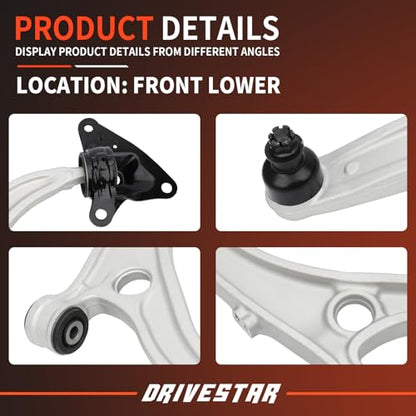 524-585 524-586 Front Lower Control Arm w/Ball Joint Assembly - size: CAK1346