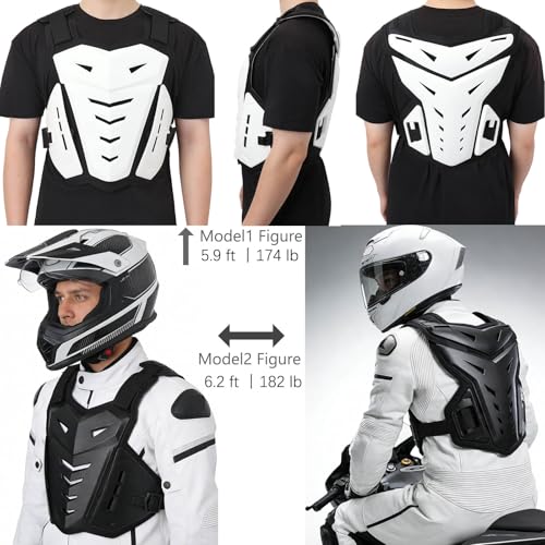 Lightweight Motorcycle Armor Protective Gear Chest and Back Protector