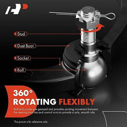 A-Premium Front Lower Control Arms with Ball Joint & Bushing
