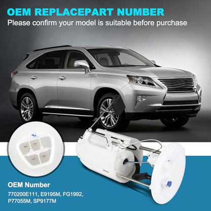 OTO-K Electric Fuel Pump Module Assembly Compatible with Toyota, Lexus