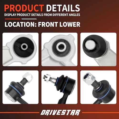 Front Lower Control Arm K623063 K623064 K750095 K750094, 6PCS - size: CAK1349