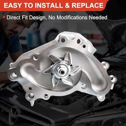 Engine Timing Belt Kit with Water Pump for 3.0L/3.3L Toyota Camry 2002-2006 - size: ZSD-006