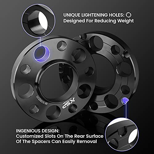 KSP 15mm 5X112mm Wheel Spacers for Most Newer M3 M4 X2 X6 i3 i4 1-8 Series - size: 15mm-66.56mm Hub Bore