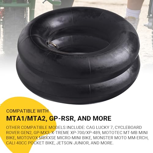 (2-Pack) Replacement Front or Rear Inner Tubes for 90/65-6.5” and 110/50-6.5” Mini Pocket Bike Tires - Fits Most 38cc, 47cc, and 49cc Mini Pocket Bikes - Compatible with MTA1/MTA2, GP-RSR, and More - size: 110/50-6.5