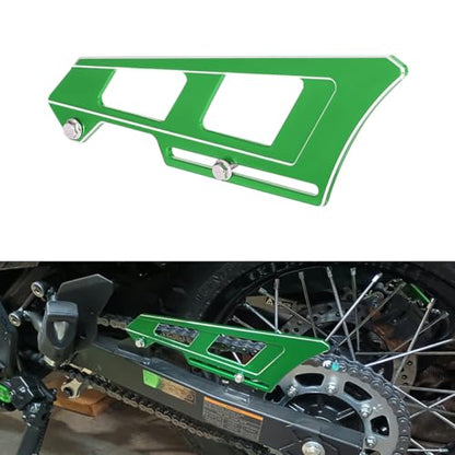 Rear Chain Guard Cover Compatible with KLR 650 ADV Adventure KLR650 2022-2026, XR250L XR650L CRF450RL CRF450L CRF300L CRF250L /Rally,DR650 DRZ400SM DRZ400/E DRZ400S (Green) - color: 247 green