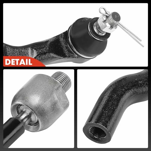 A-Premium Front Inner & Outer Tie Rod End Kit, Compatible with Honda