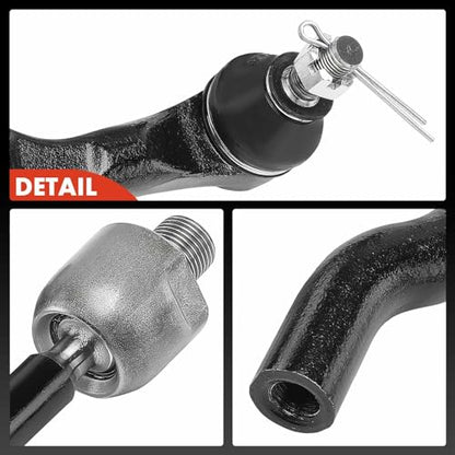 A-Premium Front Inner & Outer Tie Rod End Kit, Compatible with Honda