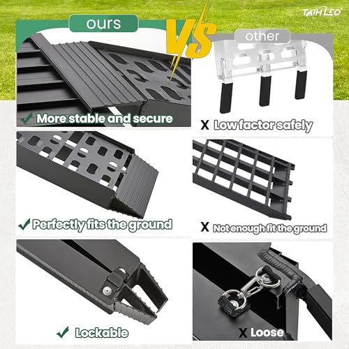7.5FT Aluminum Motorcycle Ramp, 1PC ATV Loading Ramps for Pickup Trucks