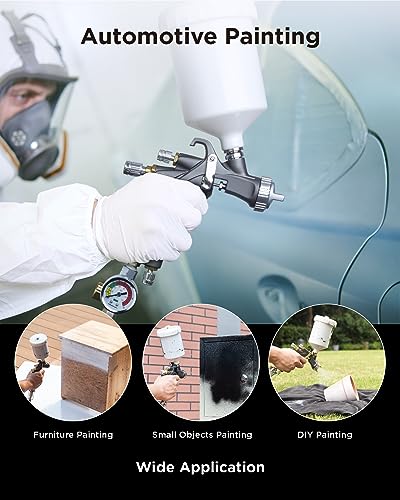 InoKraft D1 LVLP Air Spray Gun Premium Kit - size: LVLP Spray Gun Premium Kit