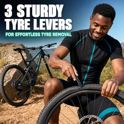 VeloChampion Self Adhesive Bike Puncture Repair Kit with Tire Levers