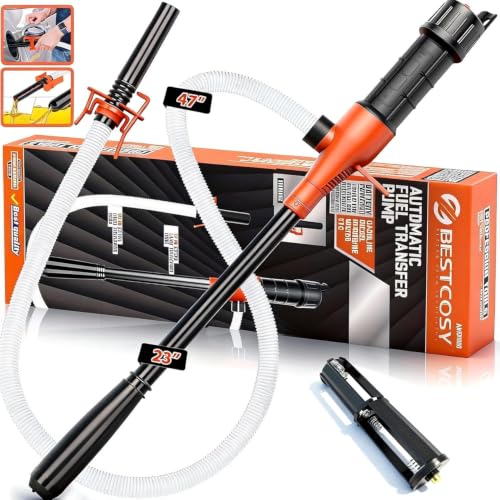 Portable Cordless Fuel Transfer Pump Battery Powered - color: Orange-Yellow