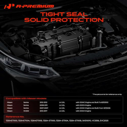 A-Premium Engine Valve Cover with Gasket & Bolts