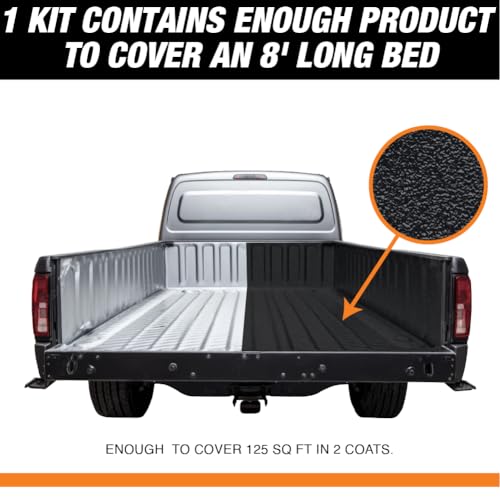 LAUCO Rintek Urethane Spray 1 Gallon Tintable Bedliner Coating, Heavy-Duty Polyurethane Protective Truck Bed Liner Paint, Waterproof Anti-Slip Impact-Resistant Automotive Coating 95124 - style: Tintable – No Gun